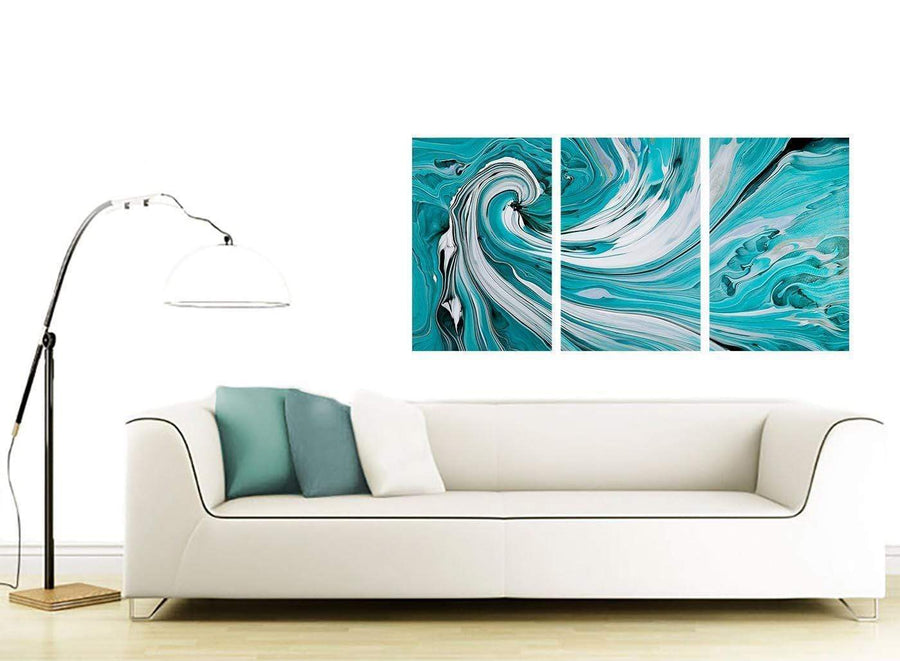 set of 3 abstract canvas prints uk living room 3266