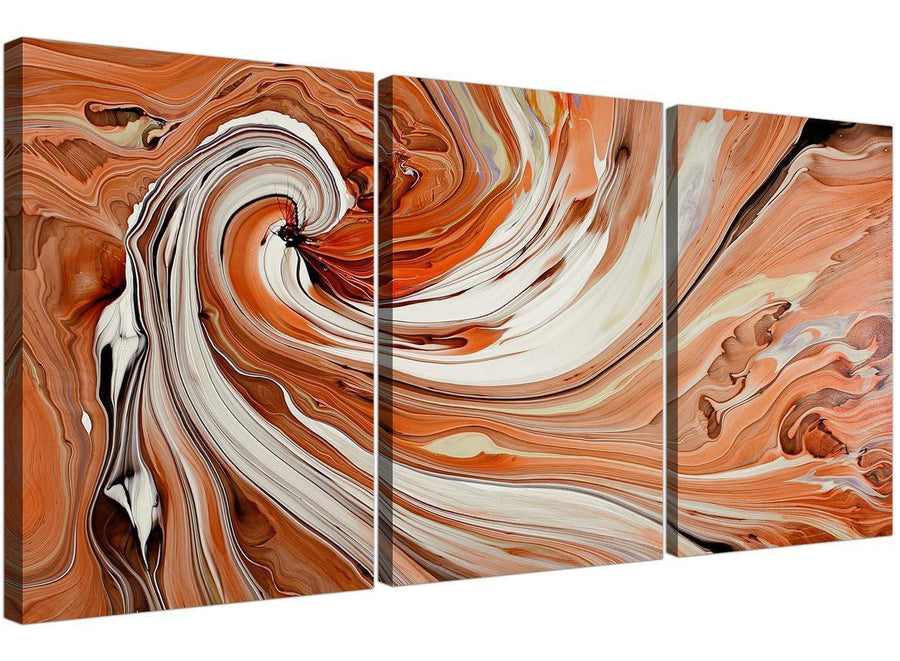 set of 3 abstract swirl canvas pictures living room 3264