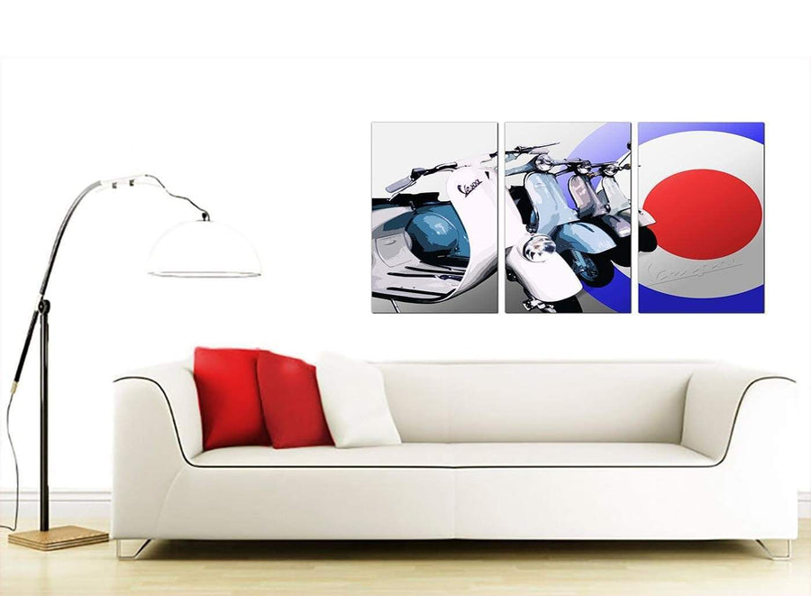 Triptych Automotive Canvas Pictures 125cm x 60cm 3149