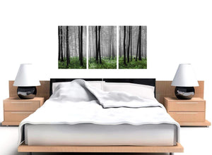 set of 3 black and white forest woodland trees canvas prints uk 3239