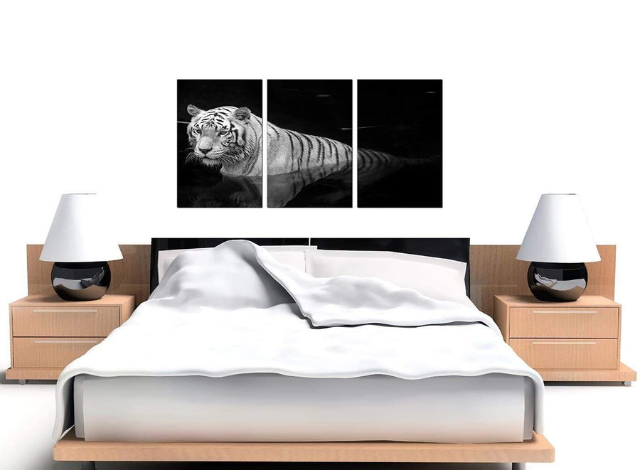 Set of 3 Tiger Canvas Prints 125cm x 60cm 3020