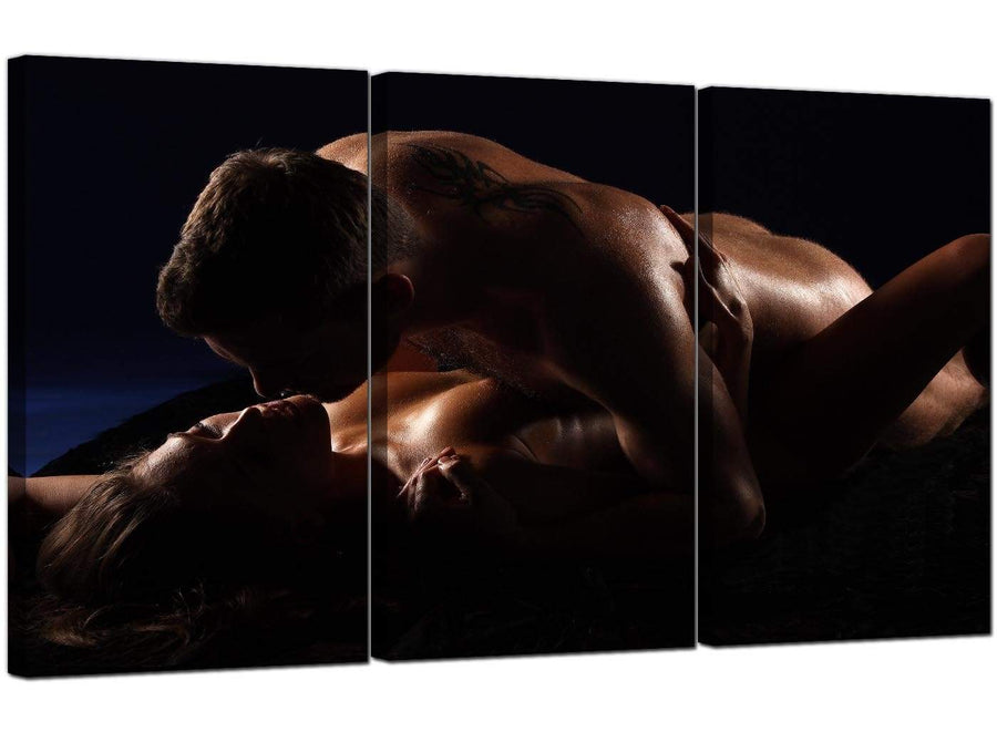 3 Panel Erotic Canvas Pictures Erotic Couple 3133