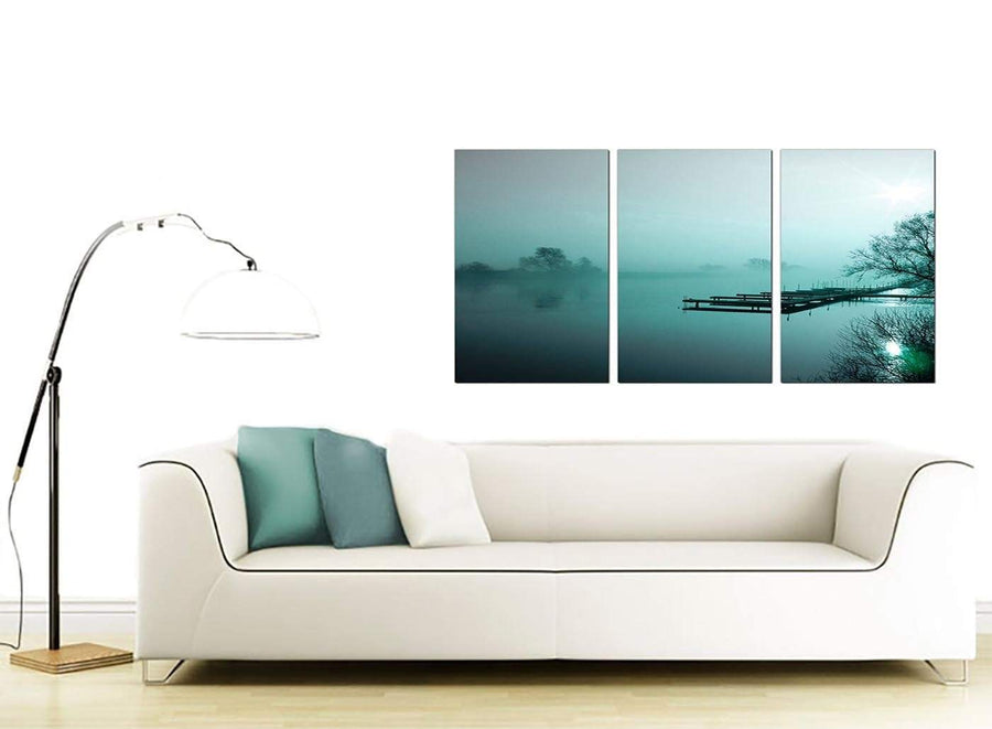 Set of 3 Landscape Canvas Pictures 125cm x 60cm 3118
