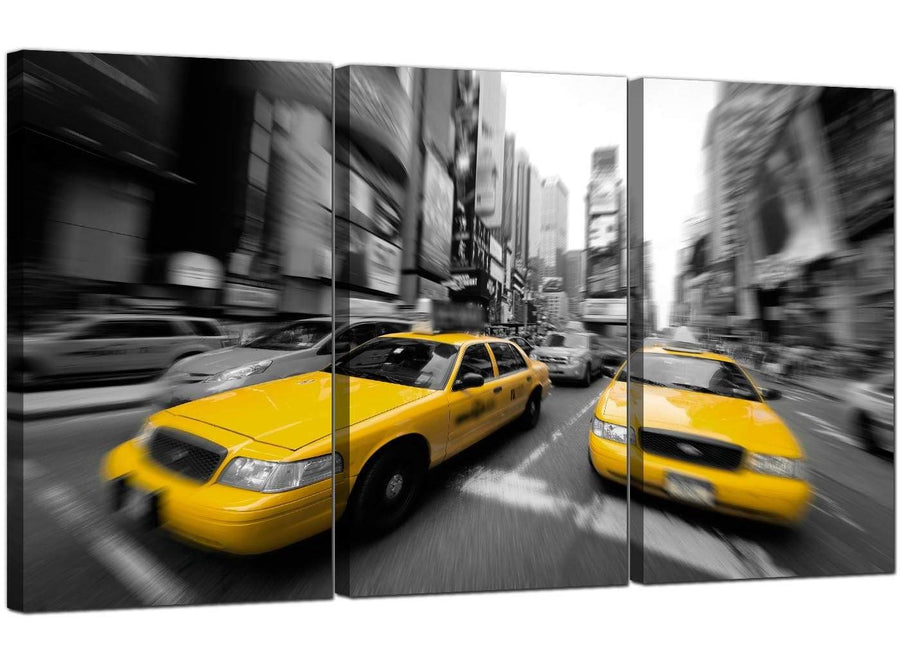 Triptych City Canvas Prints New York United States 3028