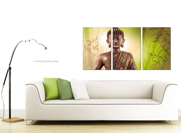 Set of Three Oriental Canvas Art 125cm x 60cm 3100