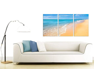 3 Panel Seascape Canvas Art 125cm x 60cm 3199