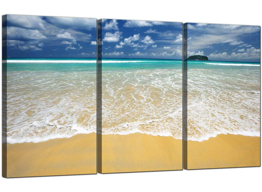 3 Panel Seascape Canvas Prints Thailand Beach 3043