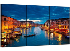3 Panel Cityscape Canvas Art Venetian Italy 3068