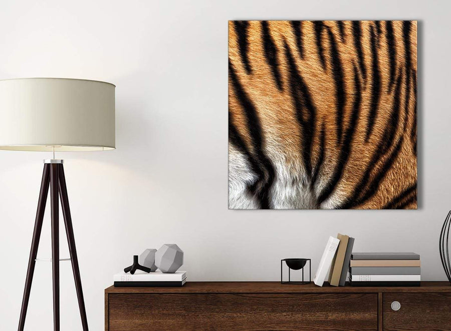 Small Canvas Prints Tiger Animal Print - 1s472s - 49cm Square Wall Art