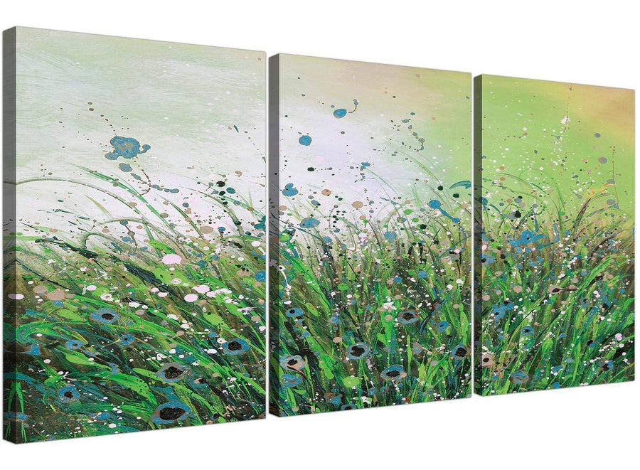 three panel floral canvas prints living room 3261