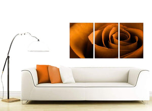 Set of 3 Flower Canvas Art 125cm x 60cm 3141