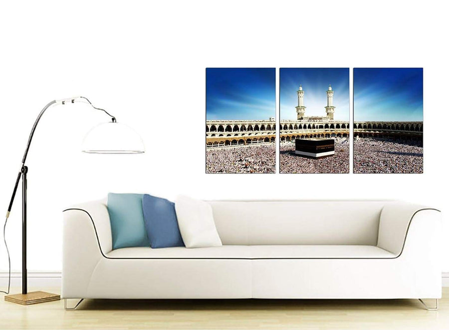 3 Panel Islamic Canvas Pictures 125cm x 60cm 3191
