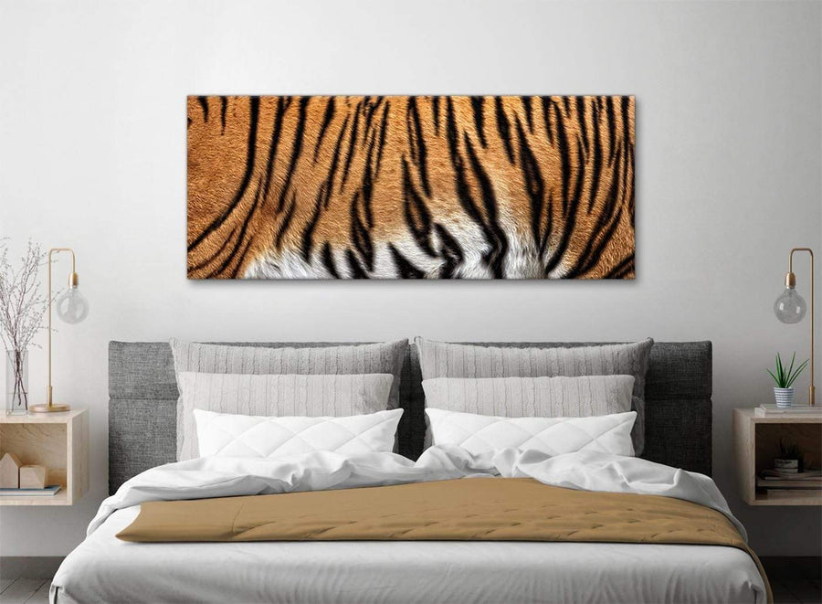 Tiger Animal Print Canvas Art Pictures - 1472 - 120cm Wide Print