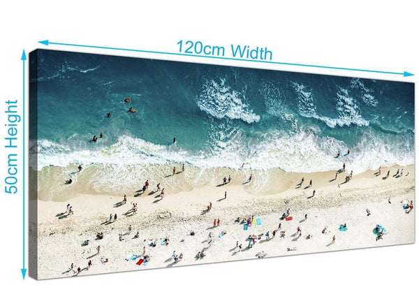 tropical beach canvas art